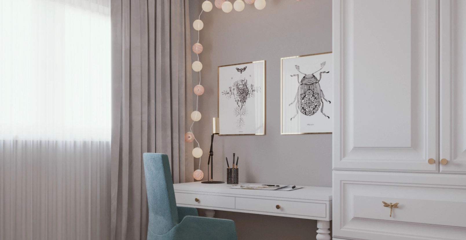 Eleganckie mieszkanie - projekt wnętrza dla rodziny 2+1 zdjęcie: 12