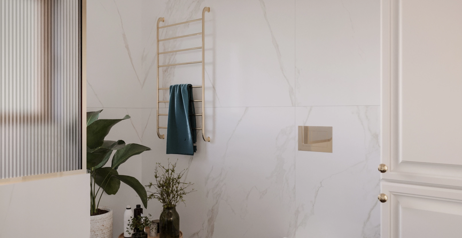 Eleganckie mieszkanie - projekt wnętrza dla rodziny 2+1 zdjęcie: 9